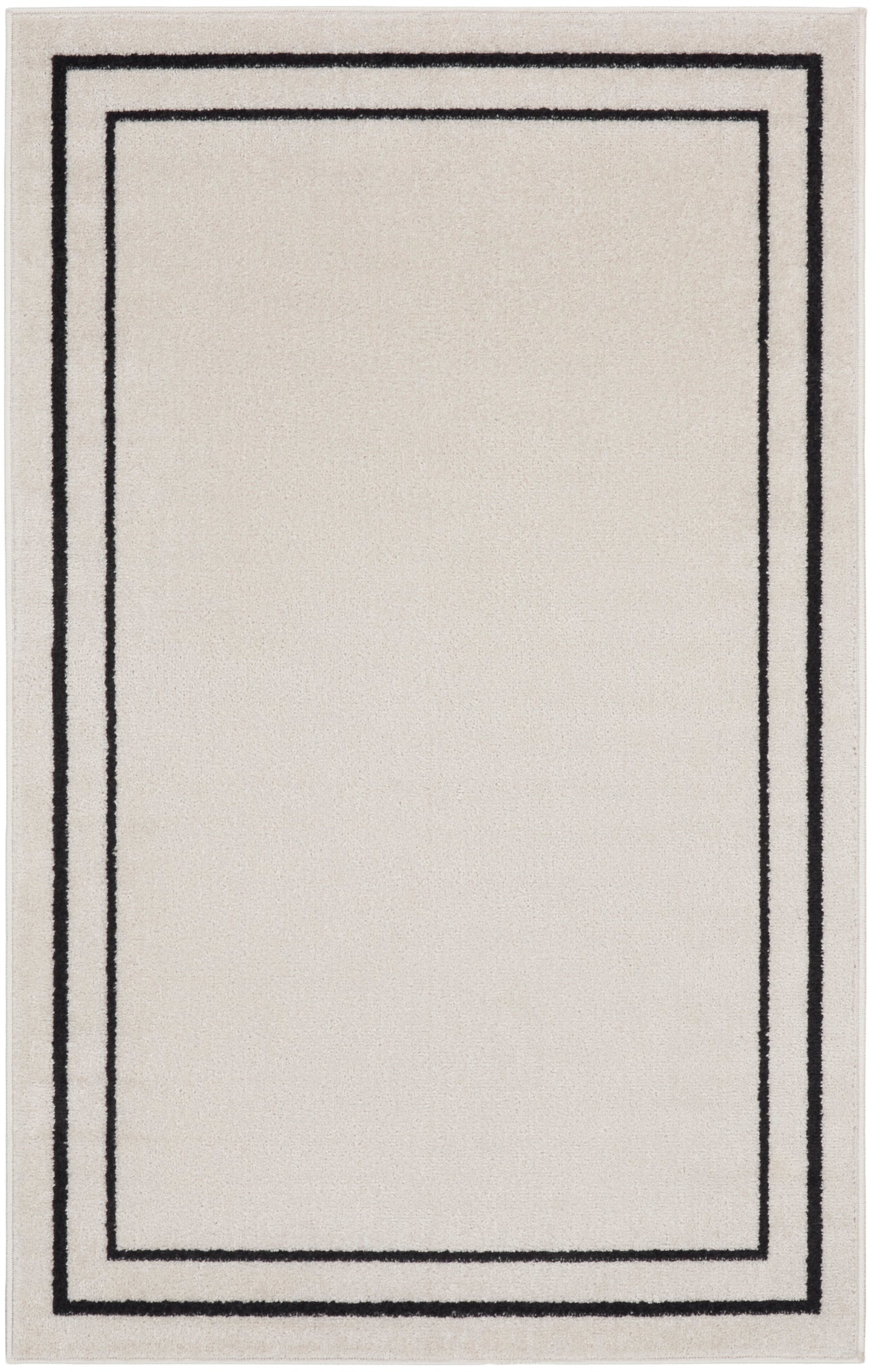 Nourison Nourison Essentials 3' x 5' Ivory/Black Contemporary Rug