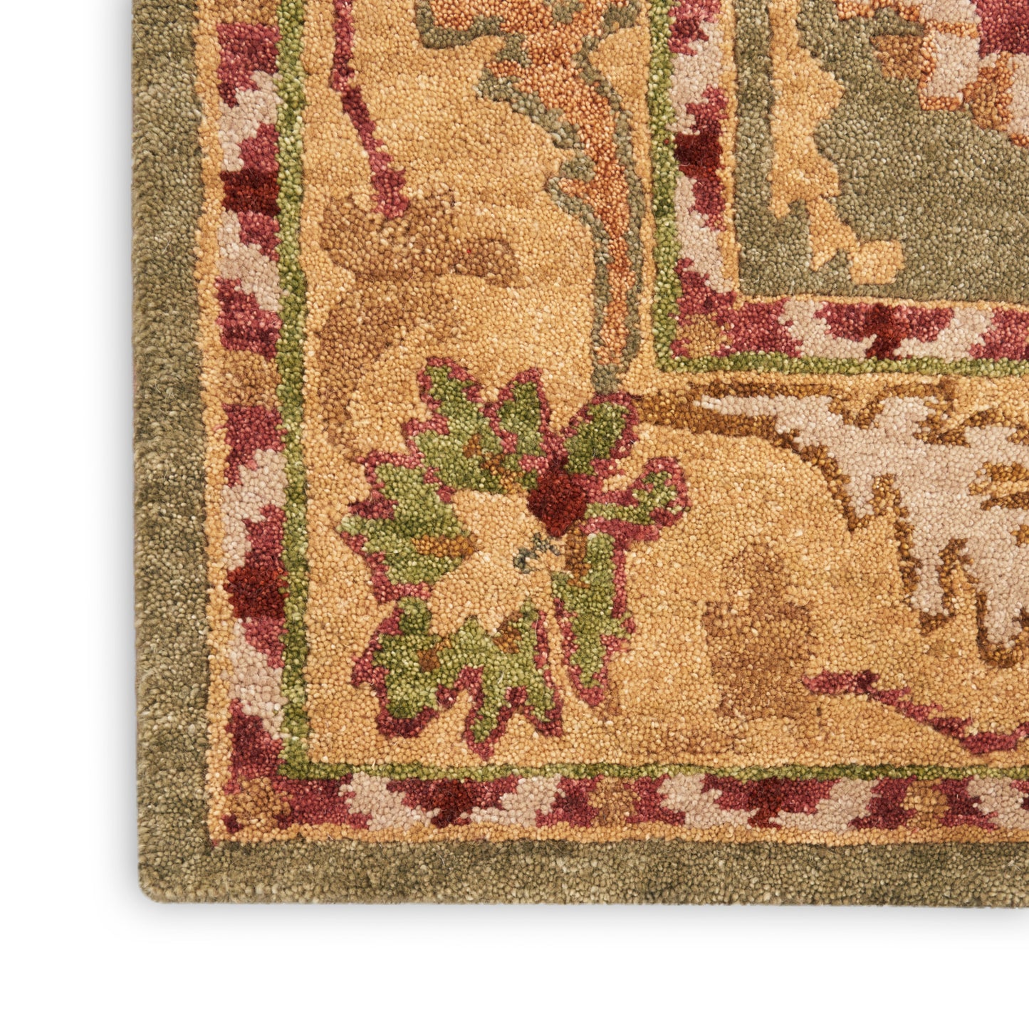 Nourison Tahoe 7'9" x 9'9" Green Traditional Indoor Rug