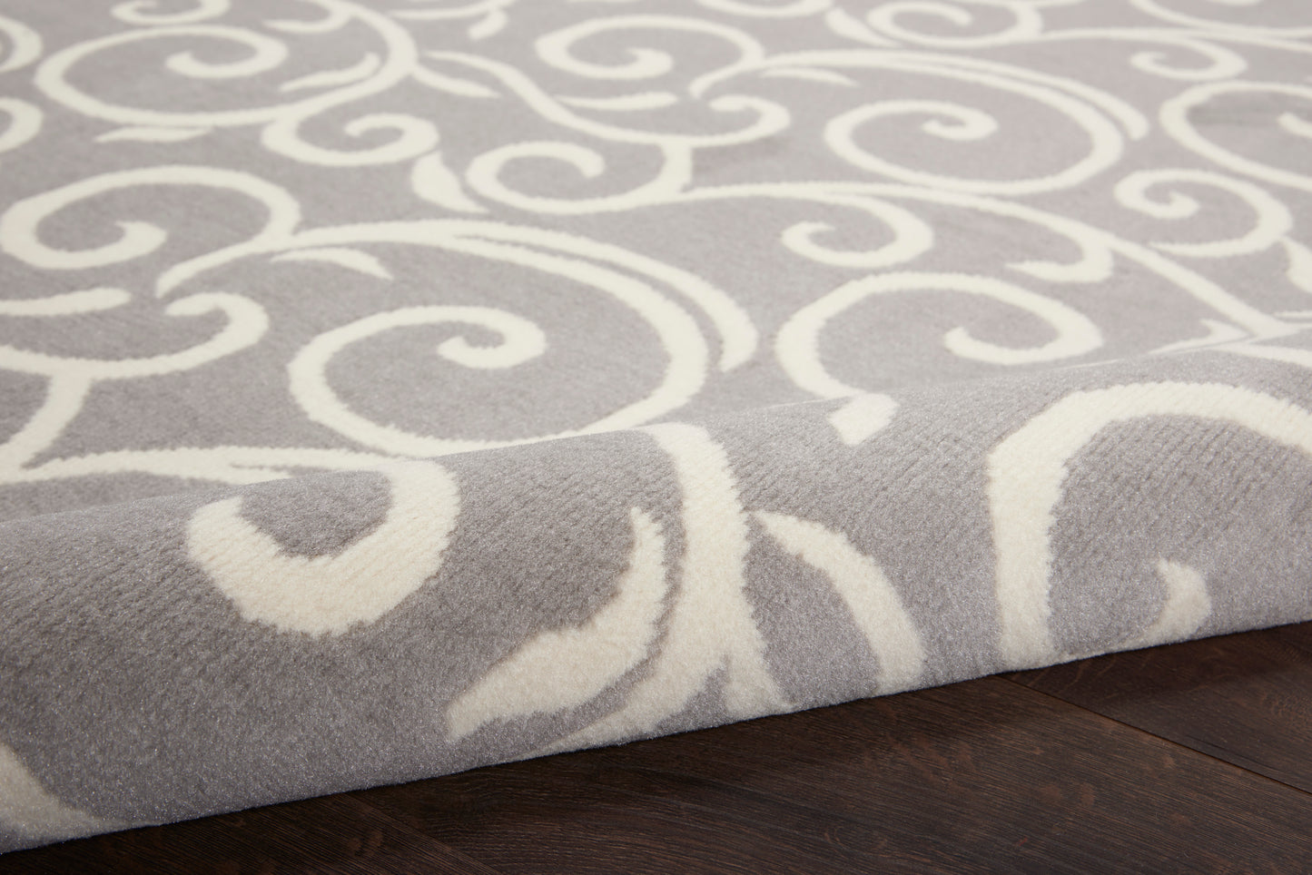 Nourison Grafix 2' x 4' Grey Contemporary Indoor Rug