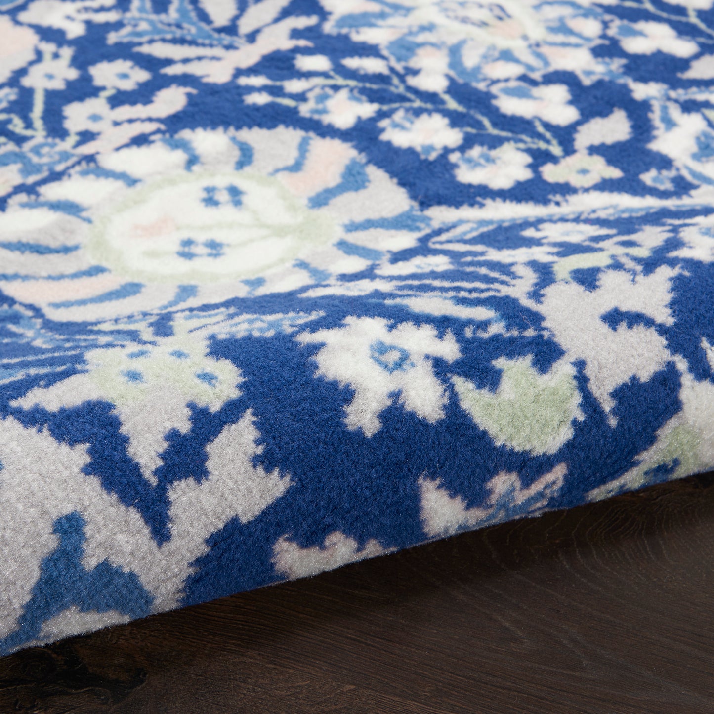 Nourison Whimsicle 3' x 5' Navy Multicolor Farmhouse Indoor Rug