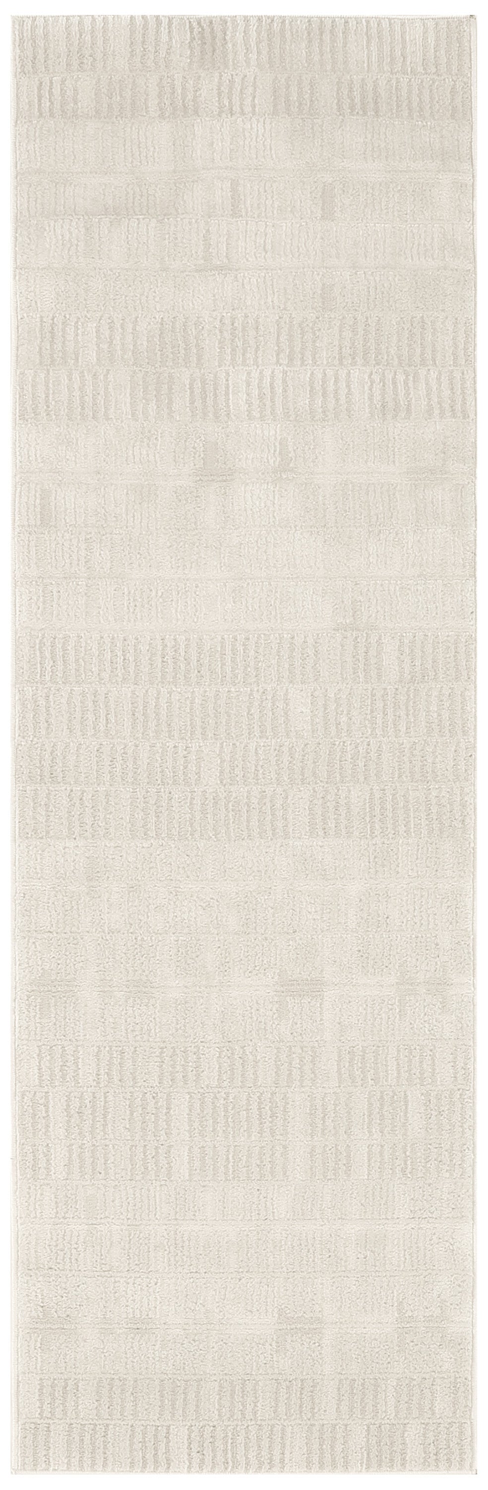 Nourison Nordic 2' x 6' Ivory Modern Indoor Rug