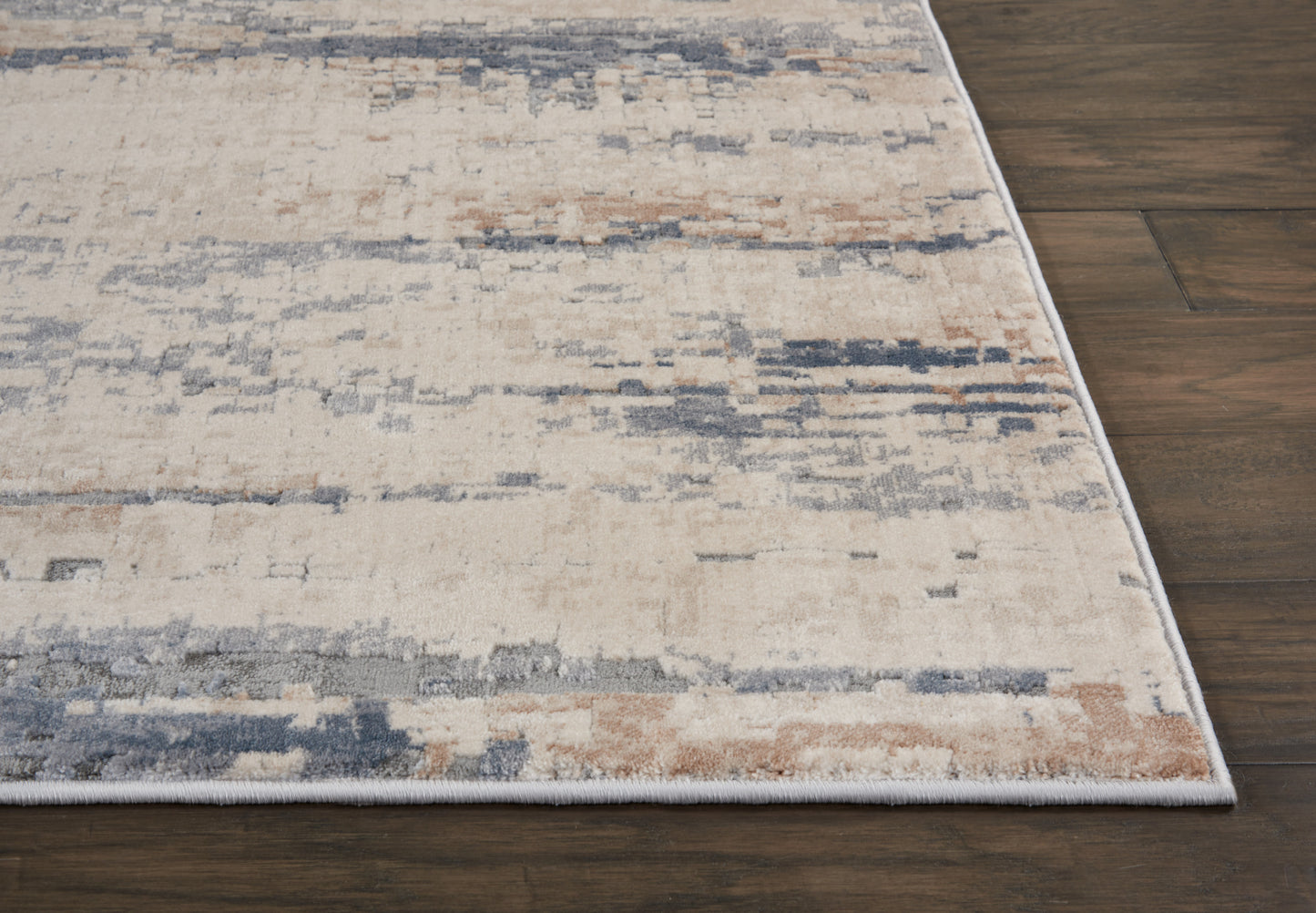 Nourison Rustic Textures 9'3" x 12'9" Beige Grey Modern Indoor Rug