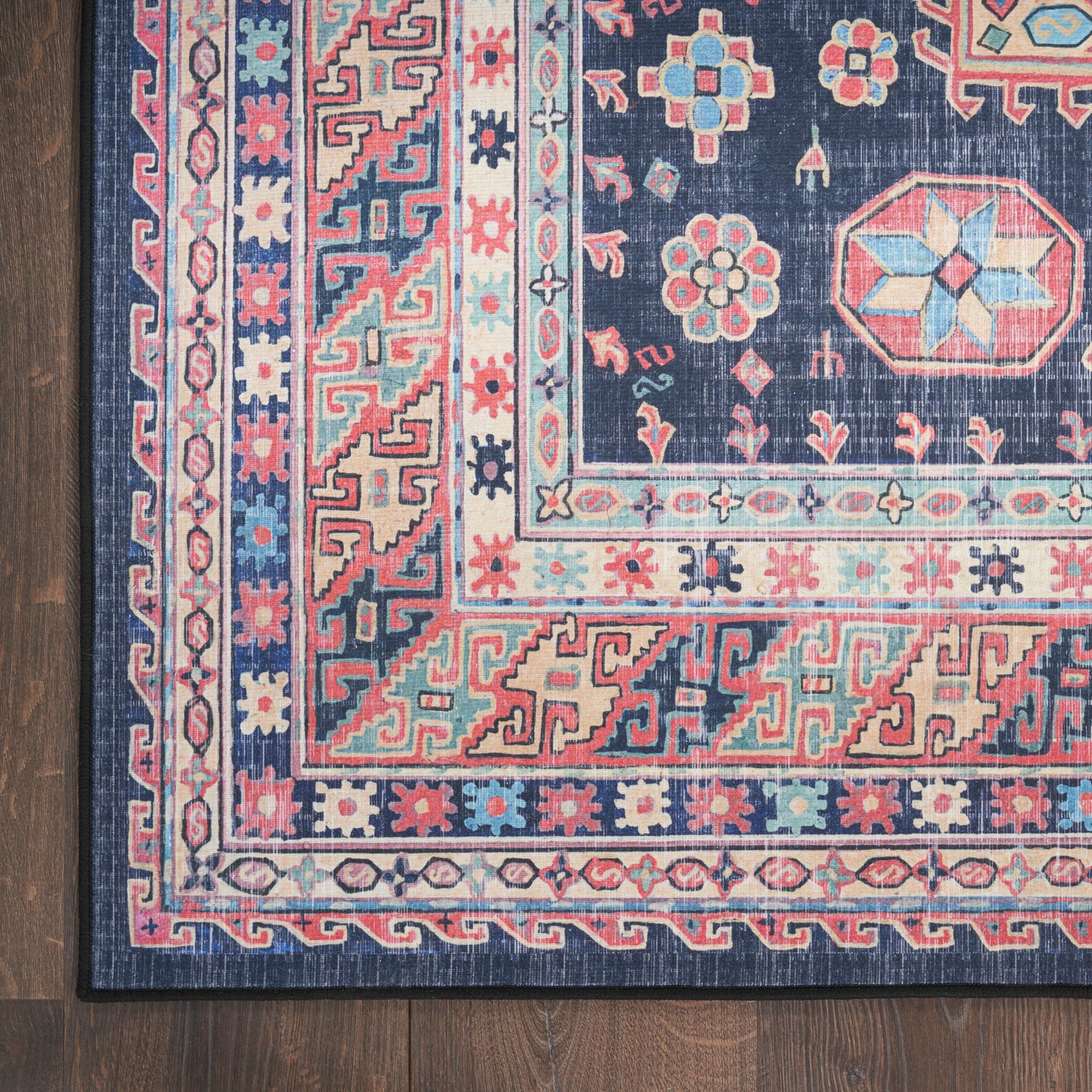 Nourison Vintage Home 6' x 9' Navy Bohemian Indoor Rug