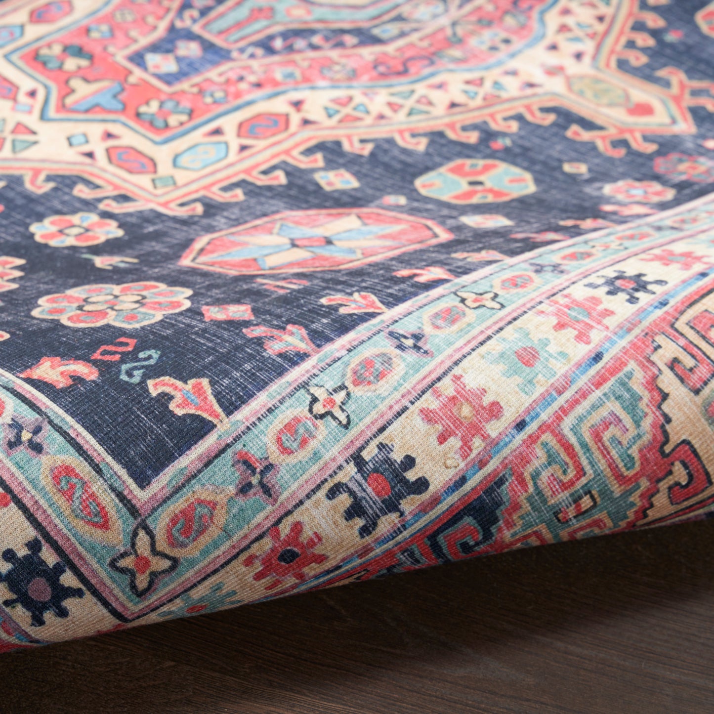 Nourison Vintage Home 6' x 9' Navy Bohemian Indoor Rug