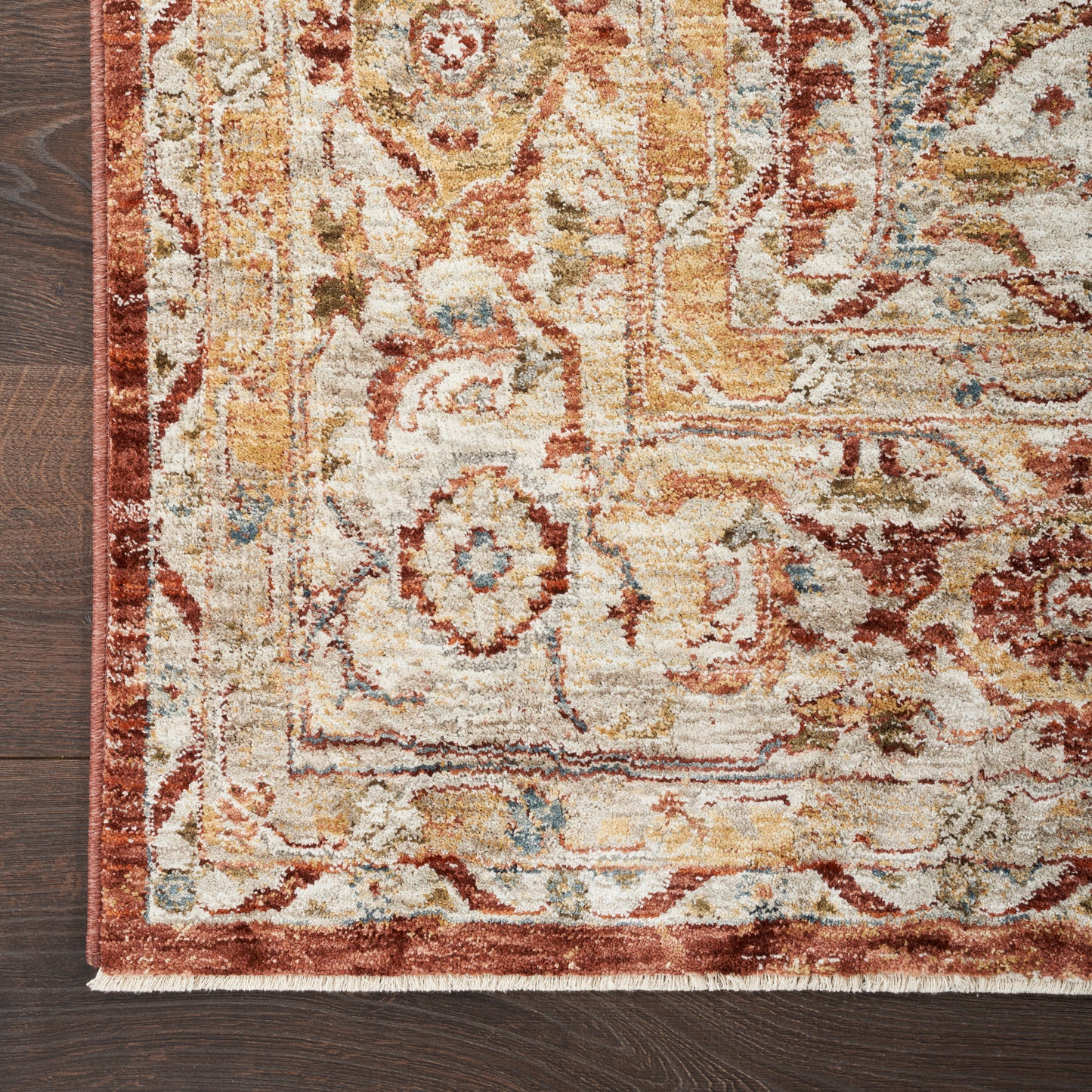 Nourison Sahar 9'3" x 12'7" Rust Persian Indoor Rug