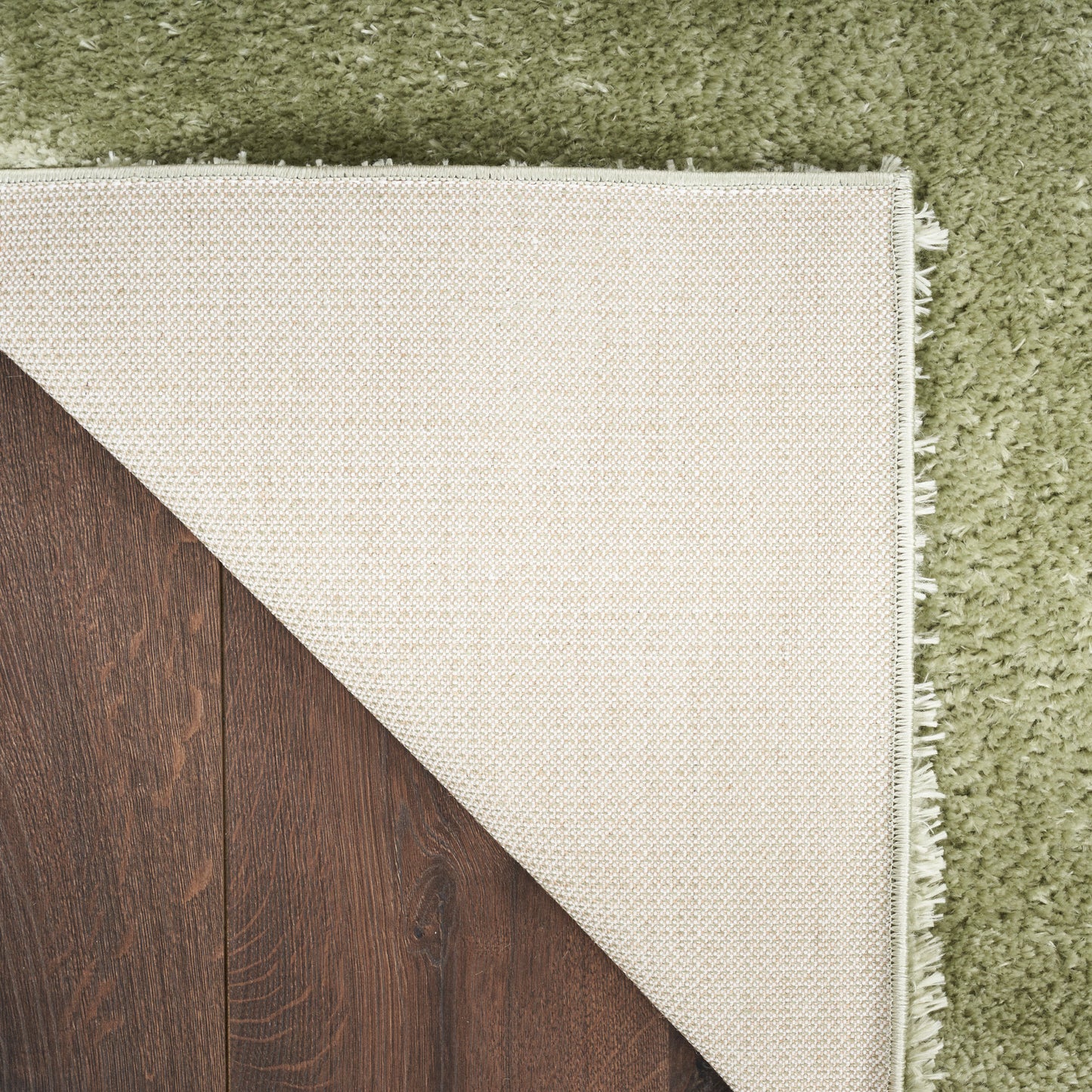 Nourison Pacific Shag 7'10" x 9'10" Green Shag Indoor Rug