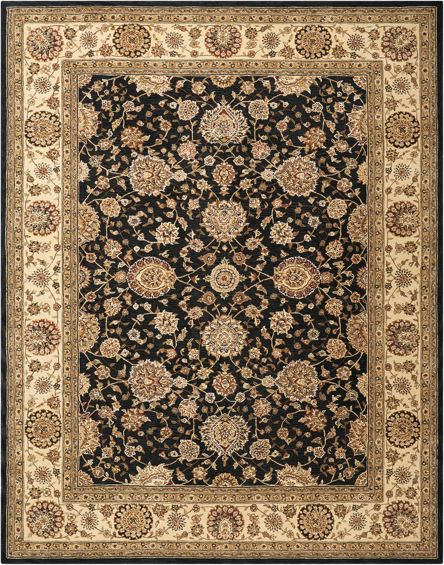 Nourison Nourison 2000 7'9" x 9'9" Midnight Traditional Indoor Rug