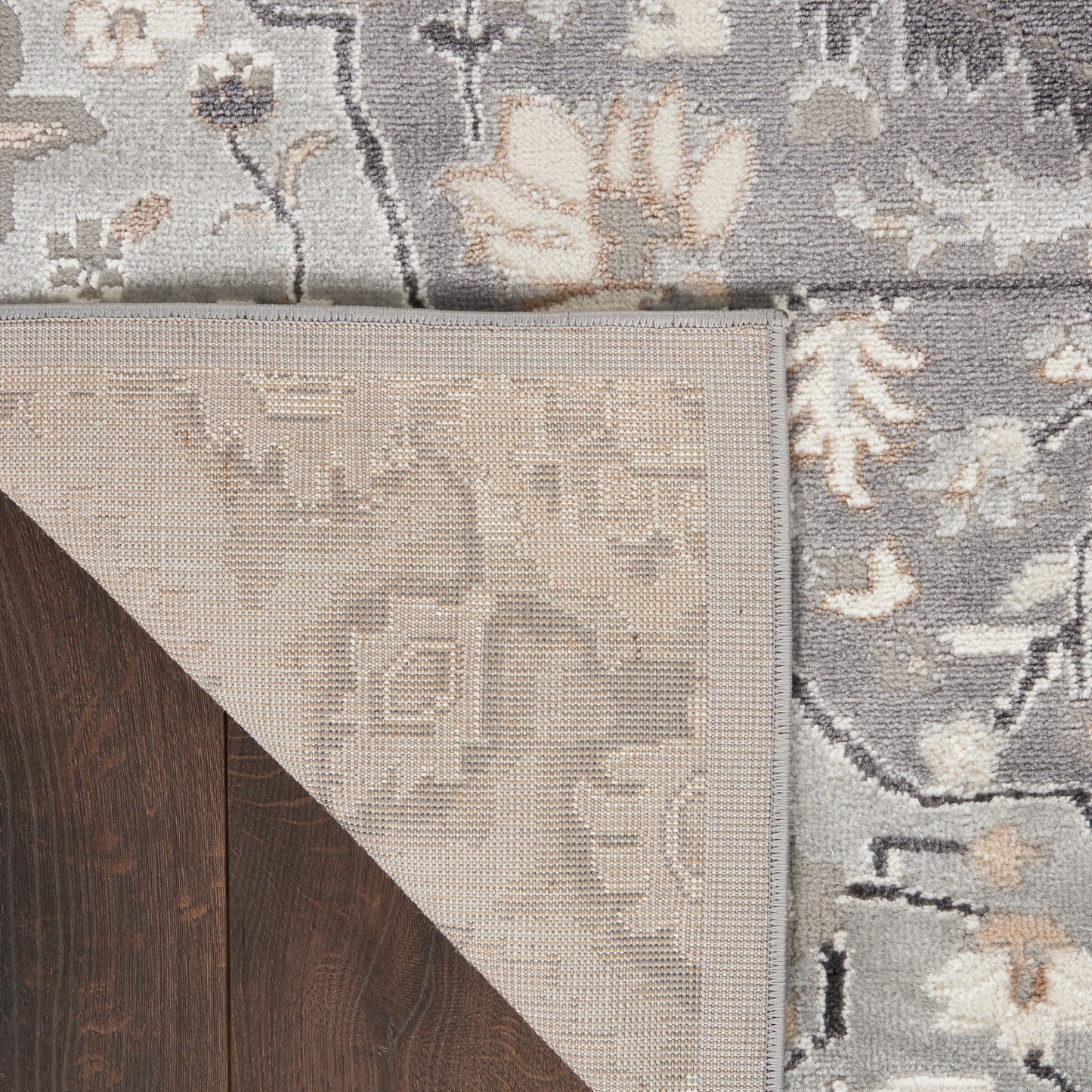 Nourison Elation 4' x 6' Grey Transitional Indoor Rug