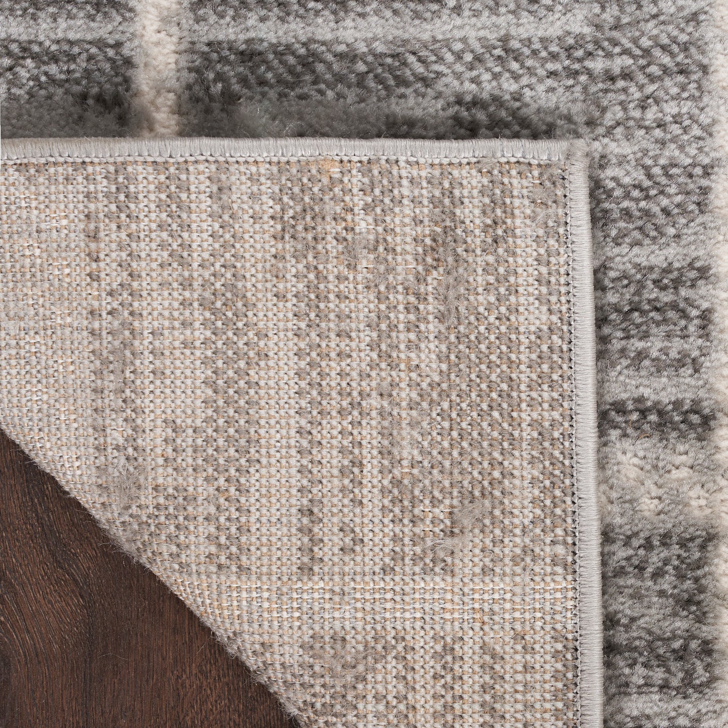 Nourison Serenity Home 7'10" x 9'10" Grey Ivory Modern Indoor Rug