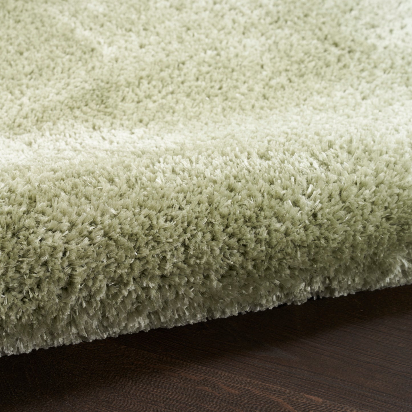 Nourison Pacific Shag 5'3" x 7'3" Green Shag Indoor Rug