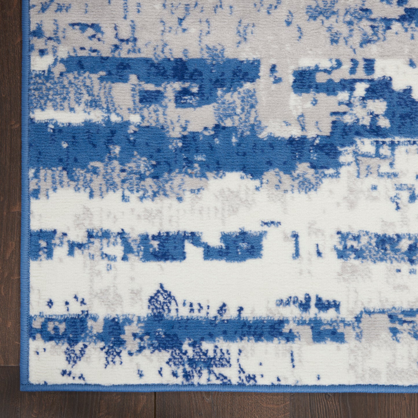 Nourison Whimsicle 5' x 7' Ivory Navy Modern Indoor Rug