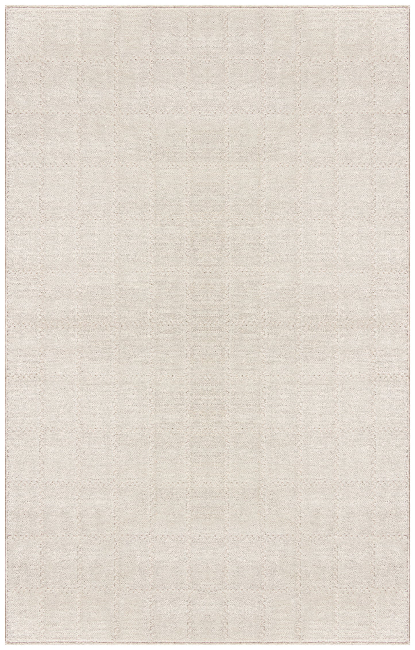 Nourison Serenity Home 3'11" x 5'11" Ivory Cream Modern Indoor Rug