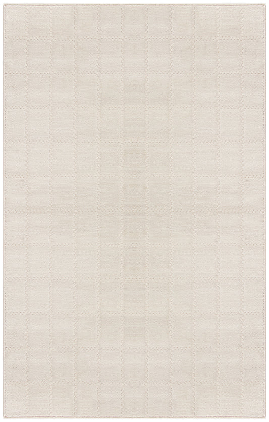 Nourison Serenity Home 3'11" x 5'11" Ivory Cream Modern Indoor Rug