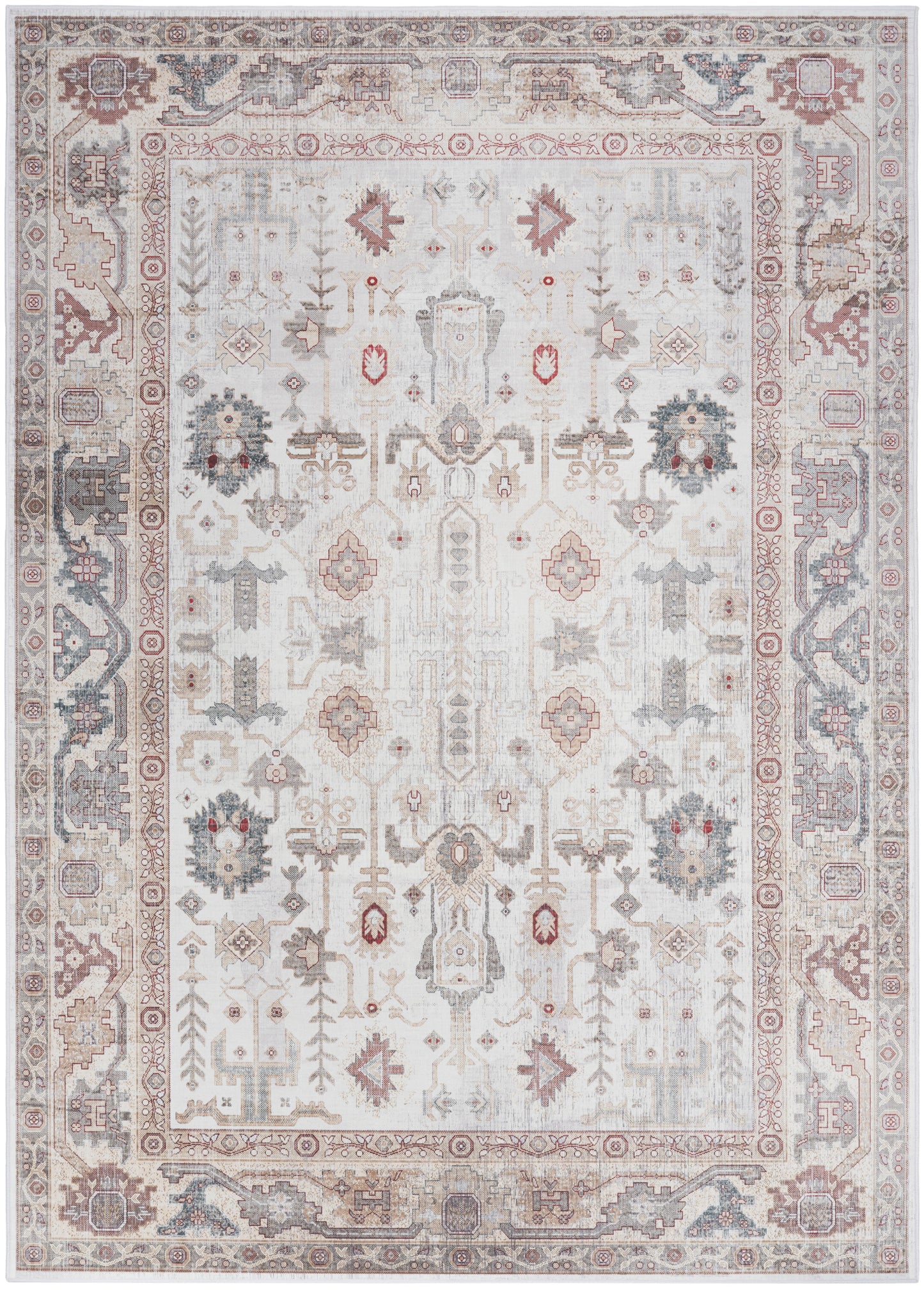 Nourison Vintage Home 5' x 7' Ivory Bohemian Indoor Rug