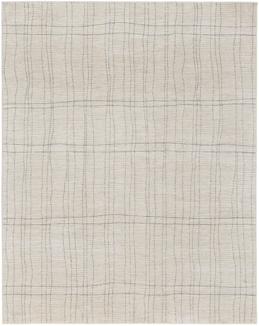 Nourison Andes 7'10" x 9'10" Ivory Grey Scandinavian Indoor Rug