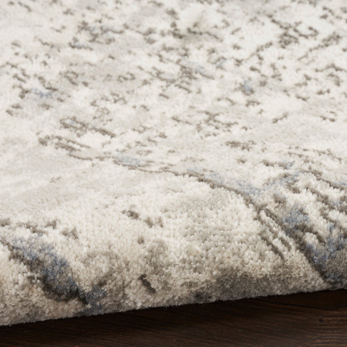 Nourison Quarry 5'3" x 7'3" Ivory Blue Grey Modern Indoor Rug