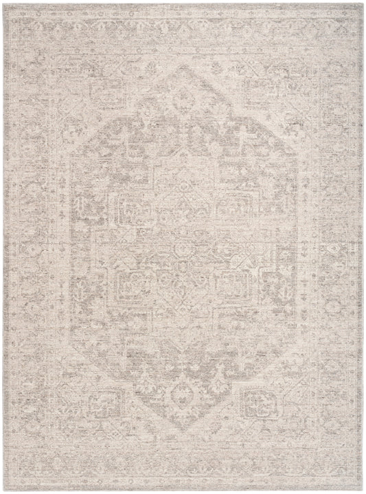 DKNY Pure Shades 5'3" x 7'8" Grey Vintage Indoor Rug