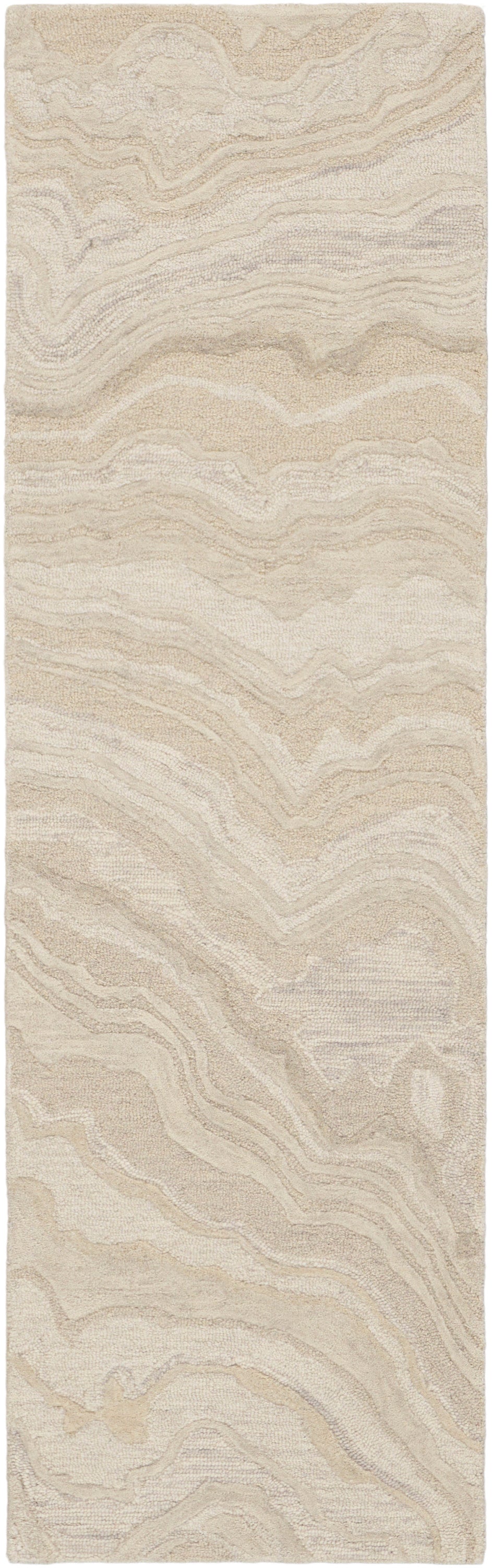 Nourison Graceful 2'3" x 7'6" Beige Modern Indoor Rug