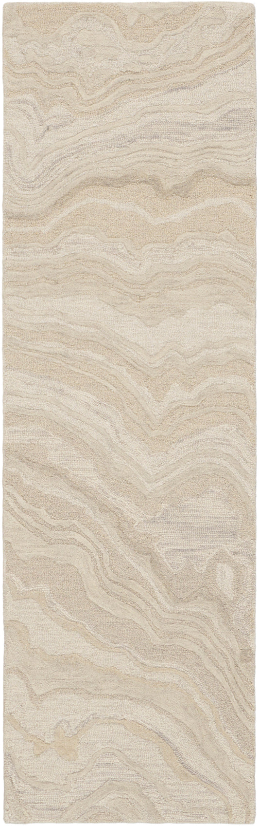 Nourison Graceful 2'3" x 7'6" Beige Modern Indoor Rug