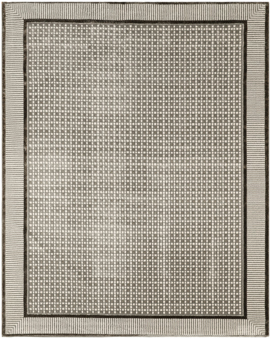 Nourison Nordic 8' x 10' Ivory Grey Modern Indoor Rug