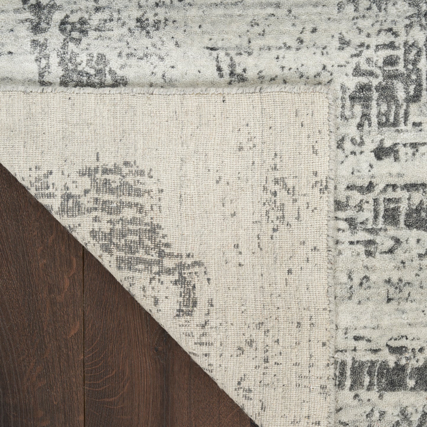 Nourison Harmony 2' x 3' Ivory Charcoal Modern Indoor Rug