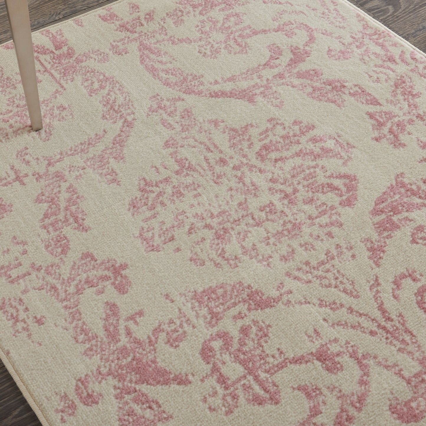 Nourison Jubilant 3' x 5' Ivory Pink Vintage Indoor Rug