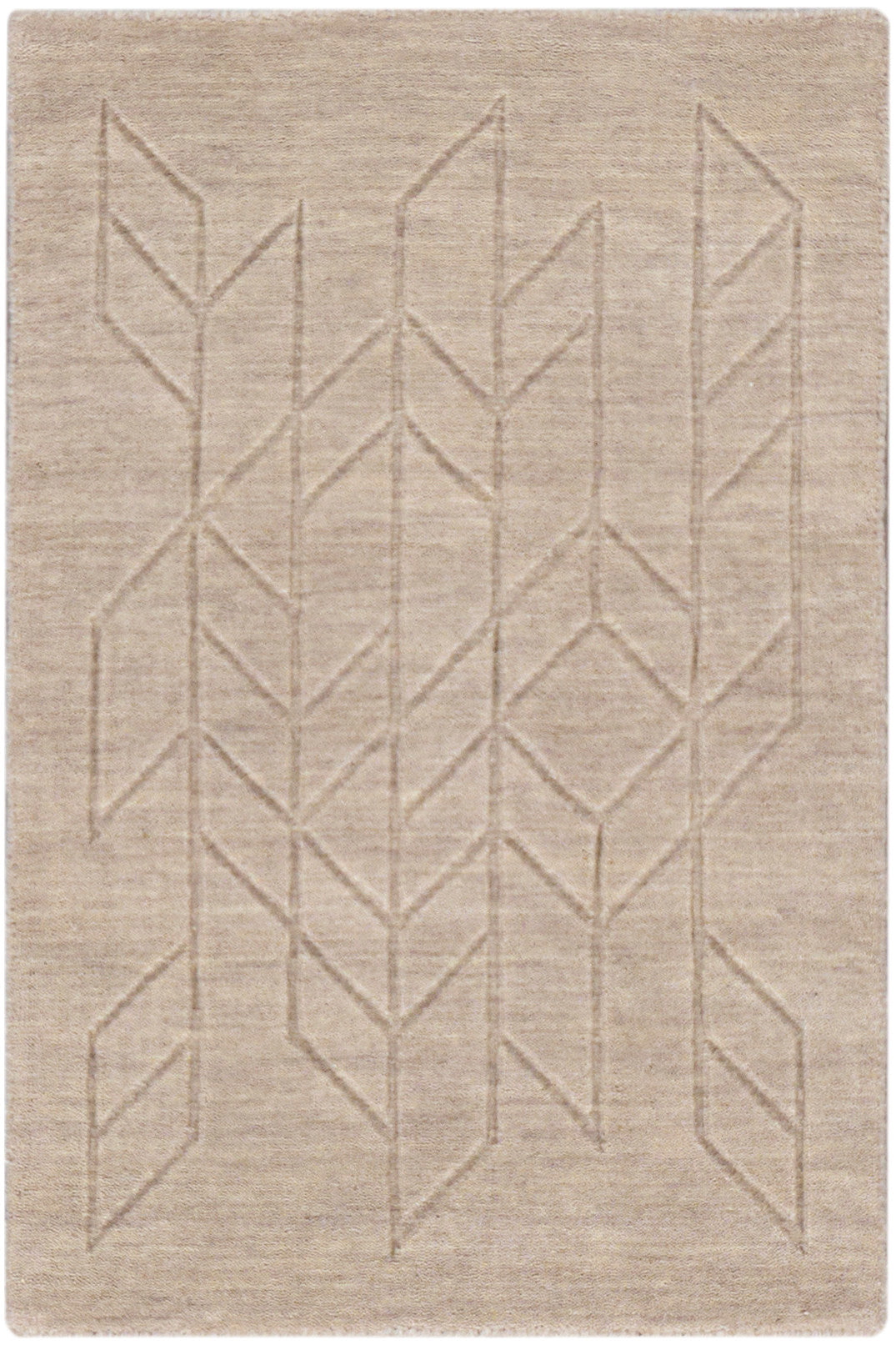 Nourison Alessia 2' x 3' Beige Modern Indoor Rug