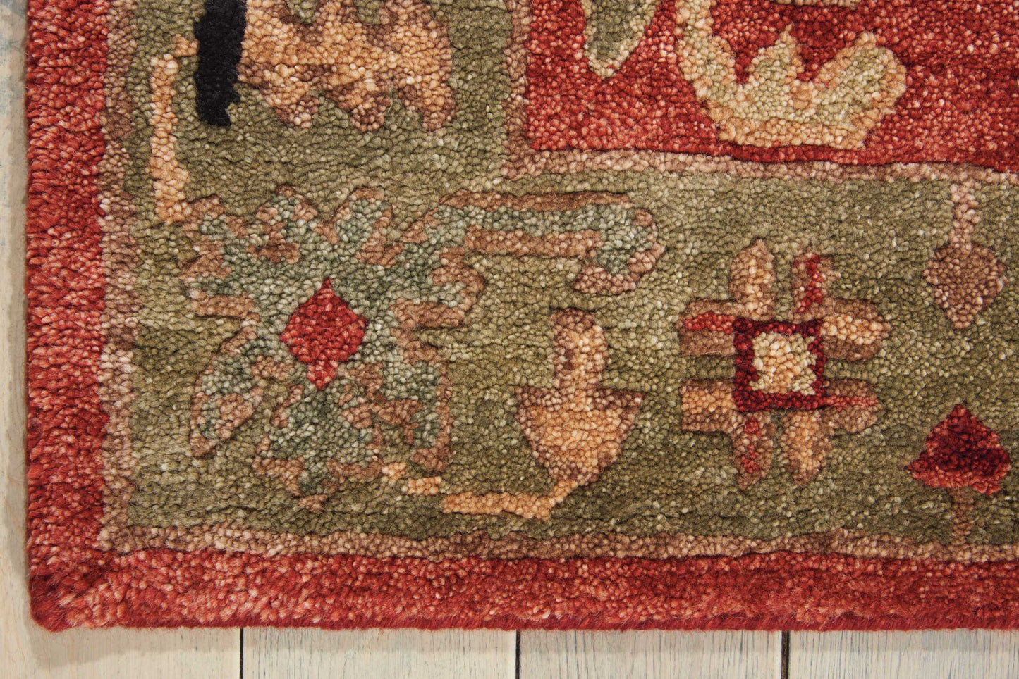Nourison Tahoe 7'9" x 9'9" Rust Traditional Indoor Rug