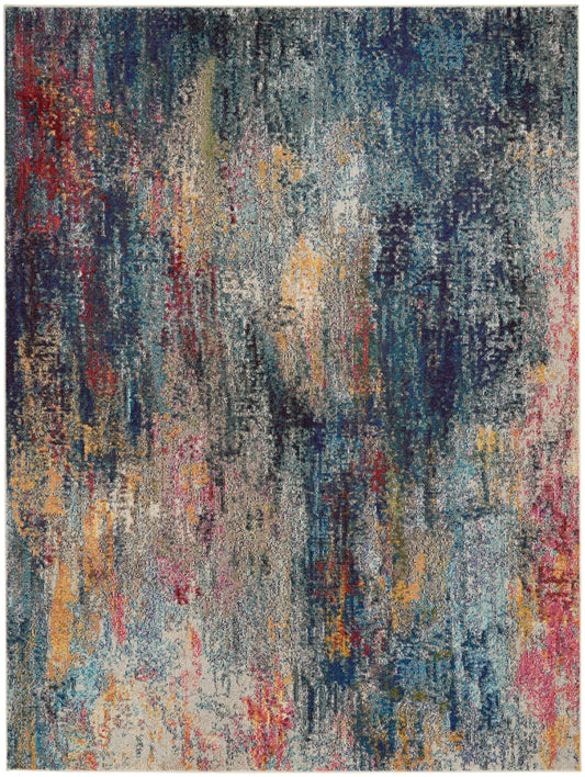 Nourison Celestial 7'10" x 10'6" Multicolor Modern Indoor Rug