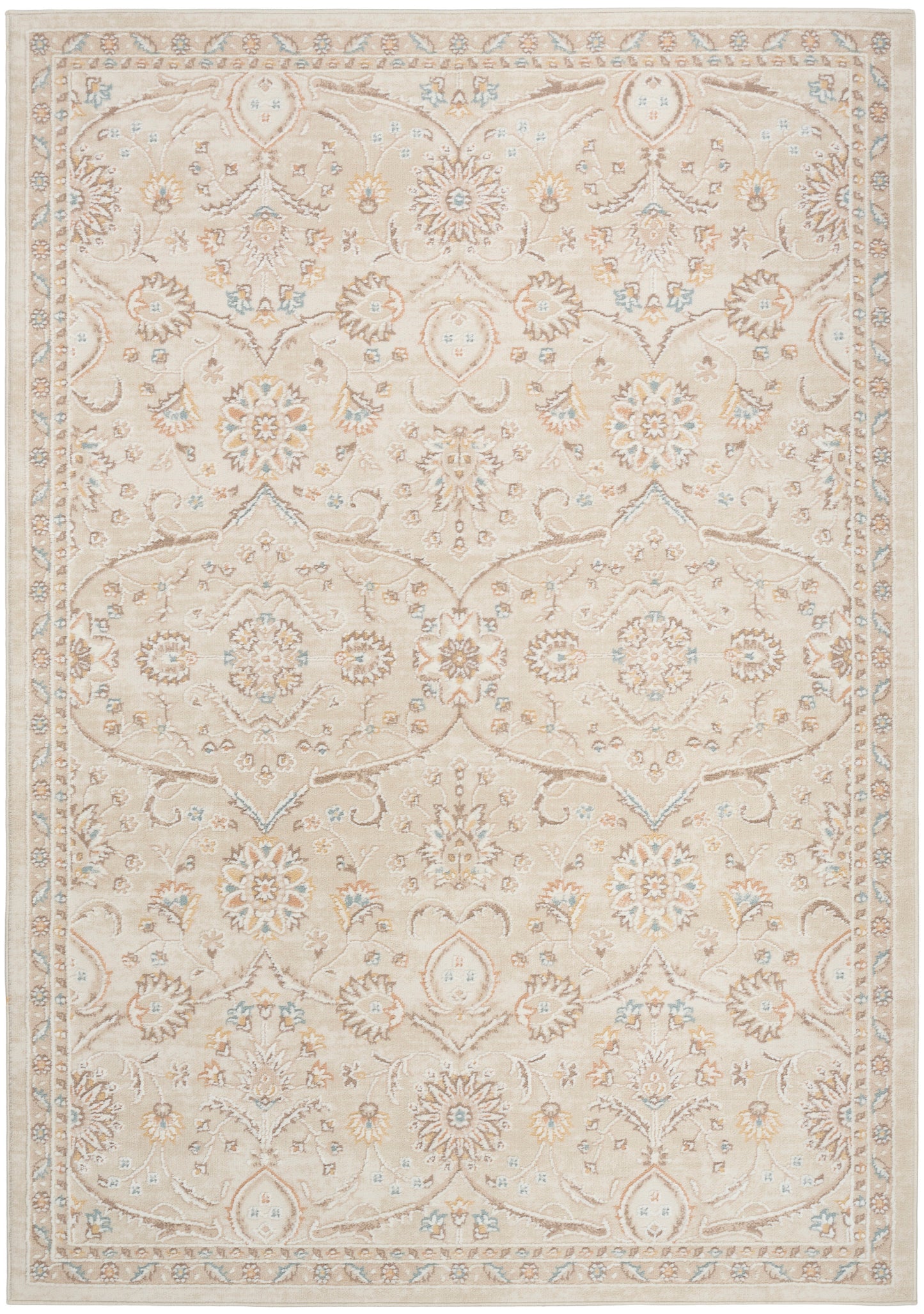 Nourison Isla 7'10" x 9'10" Ivory Vintage Indoor Rug
