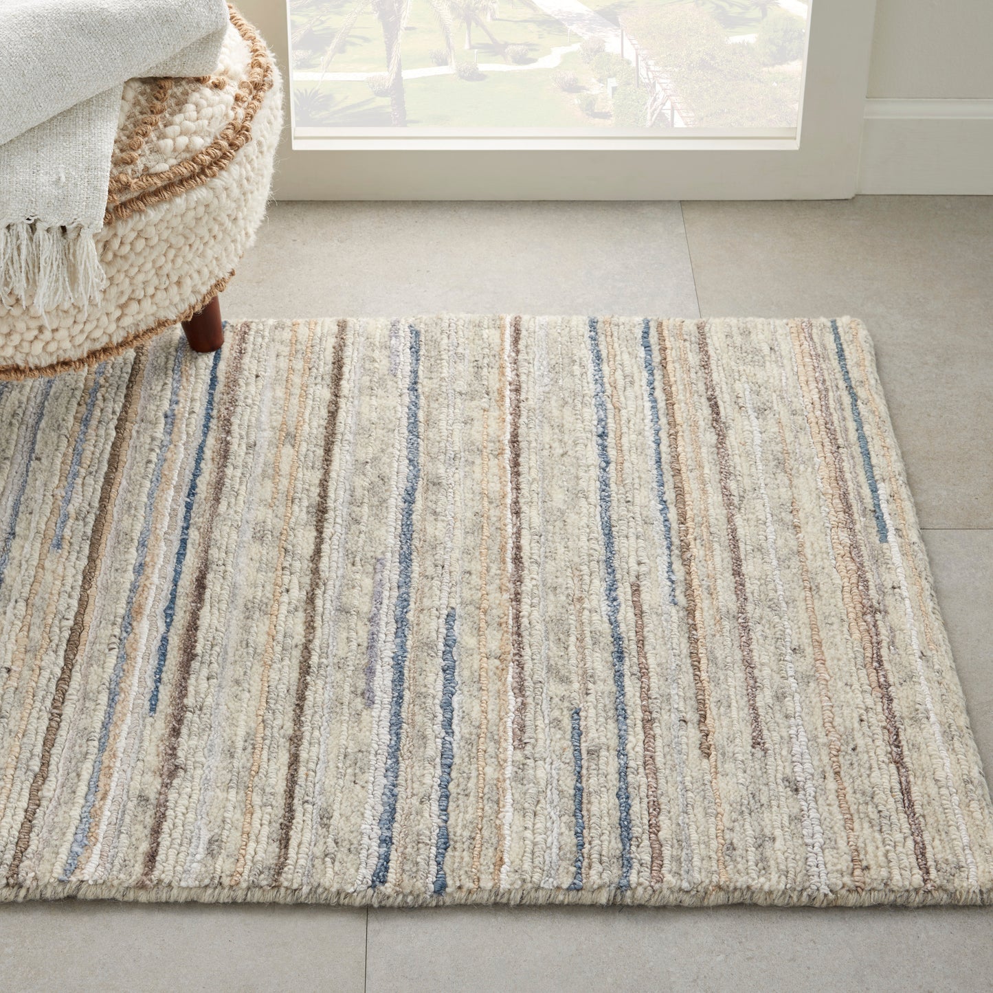 Nourison Plateau 2' x 3' Ivory Modern Indoor Rug