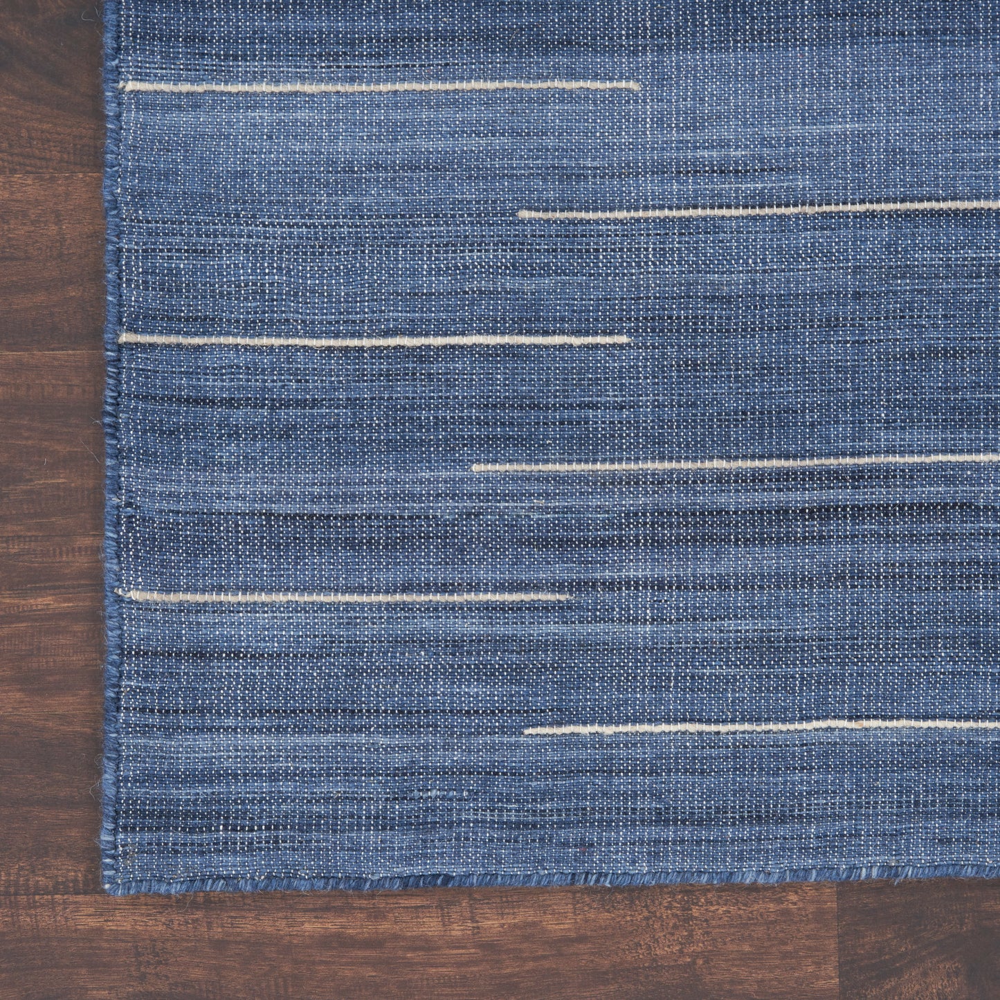 Nourison Interweave 5'3" x 7'3" Navy Modern Indoor Rug