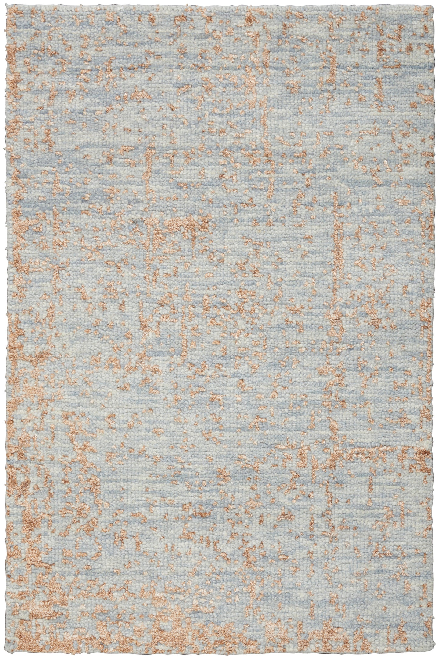 Nourison Luna 2' x 3' Blue Mocha Modern Indoor Rug