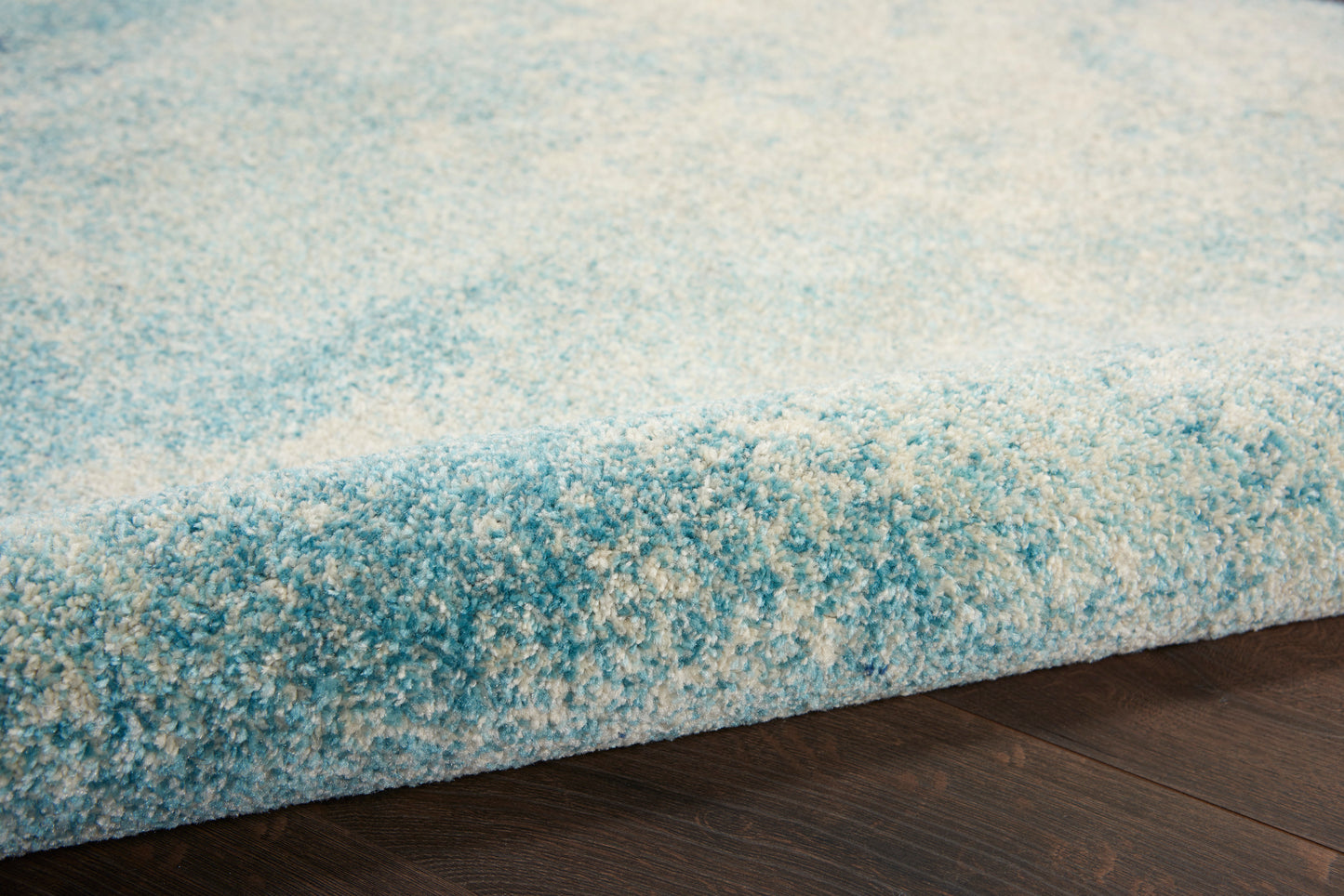 Nourison Passion 2'2" x 10' Navy Light Blue Modern Indoor Rug
