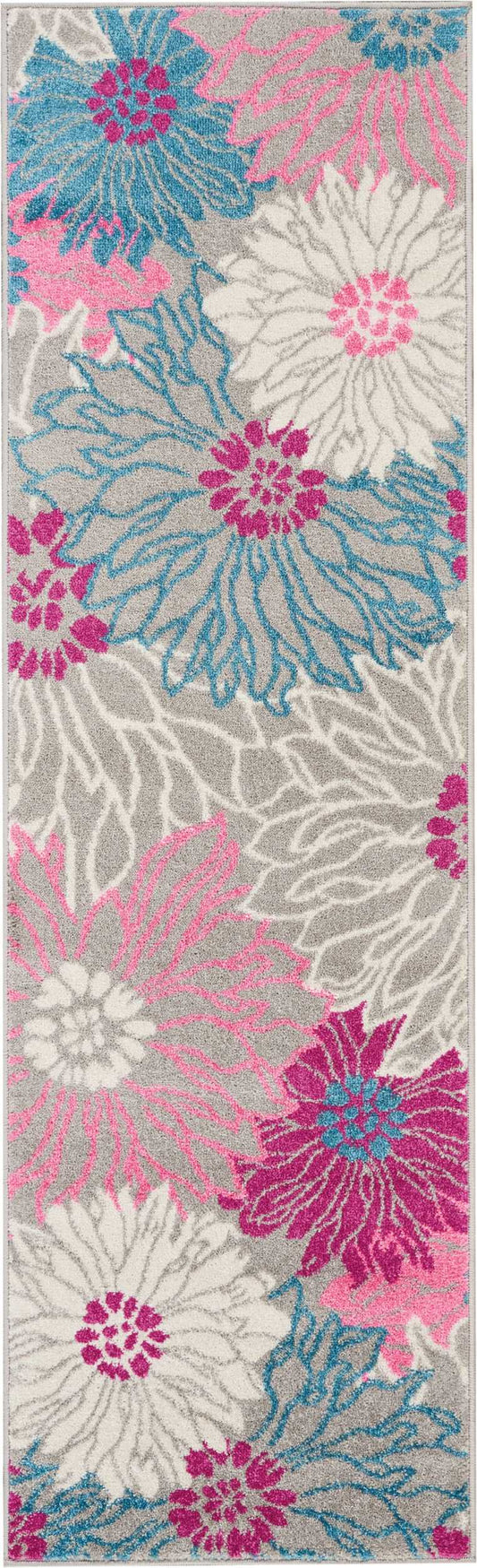 Nourison Passion 1'10" x 6' Grey Contemporary Indoor Rug