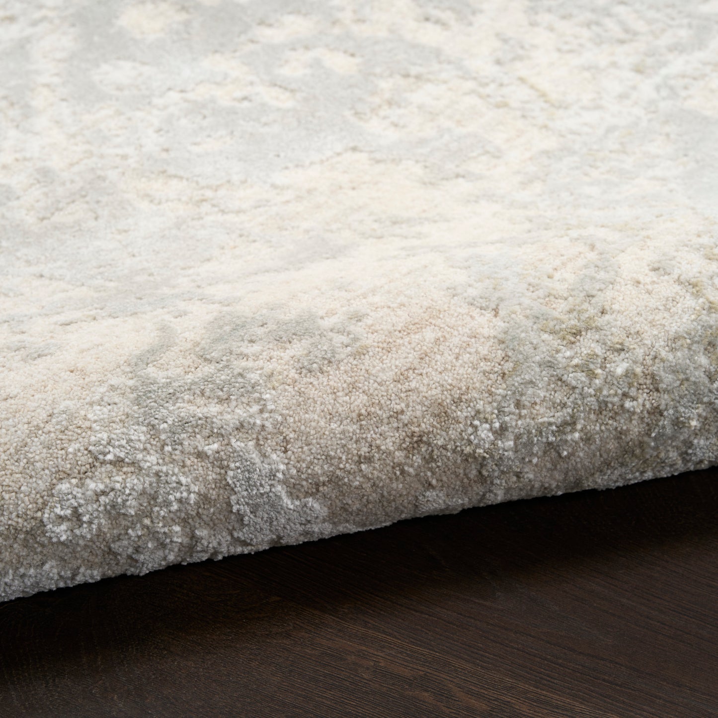 Nourison Envy 5'3" x 7'10" Ivory Grey Modern Indoor Rug
