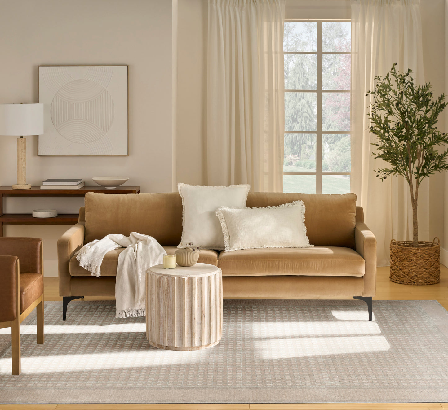 Nourison Nordic 8' x 10' Beige Modern Indoor Rug
