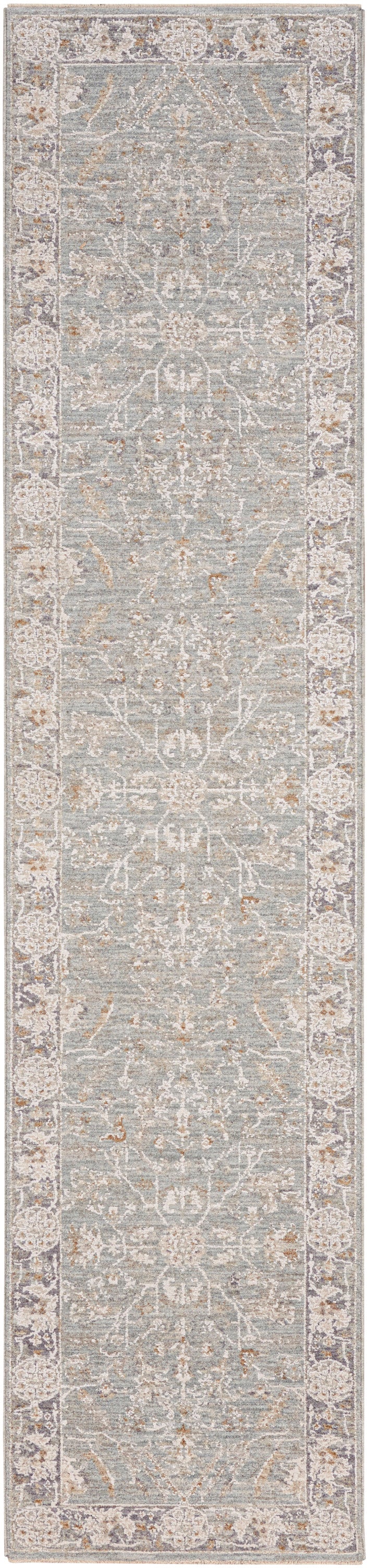 Nourison Infinite 2'3" x 10'2" Blue Ivory Vintage Indoor Rug