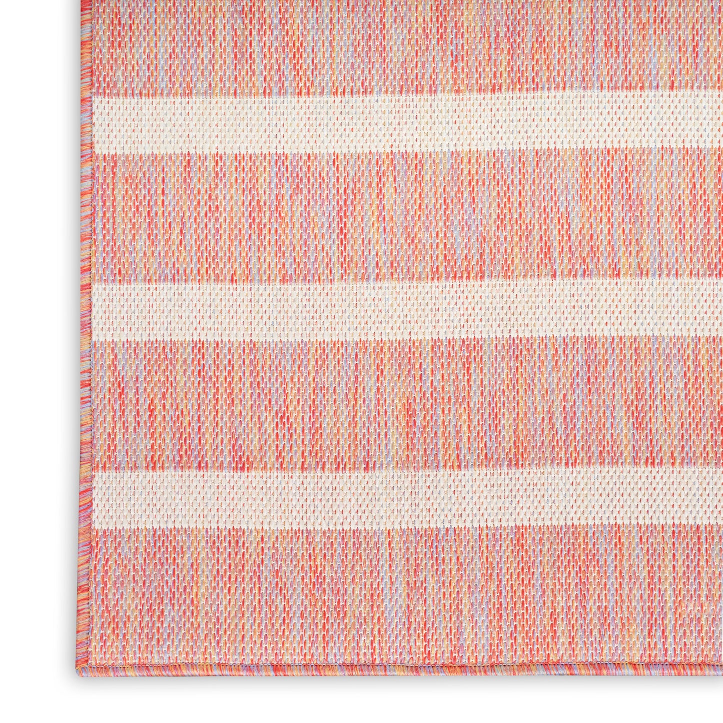 Nourison Positano 8' x 10' Rainbow Ivory Modern Rug