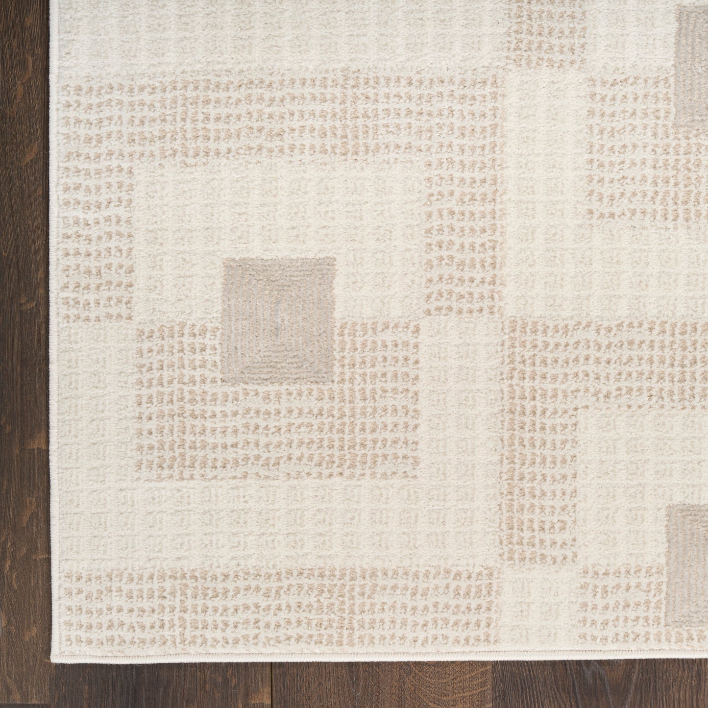 Nourison Nordic 4' x 6' Ivory Beige Modern Indoor Rug