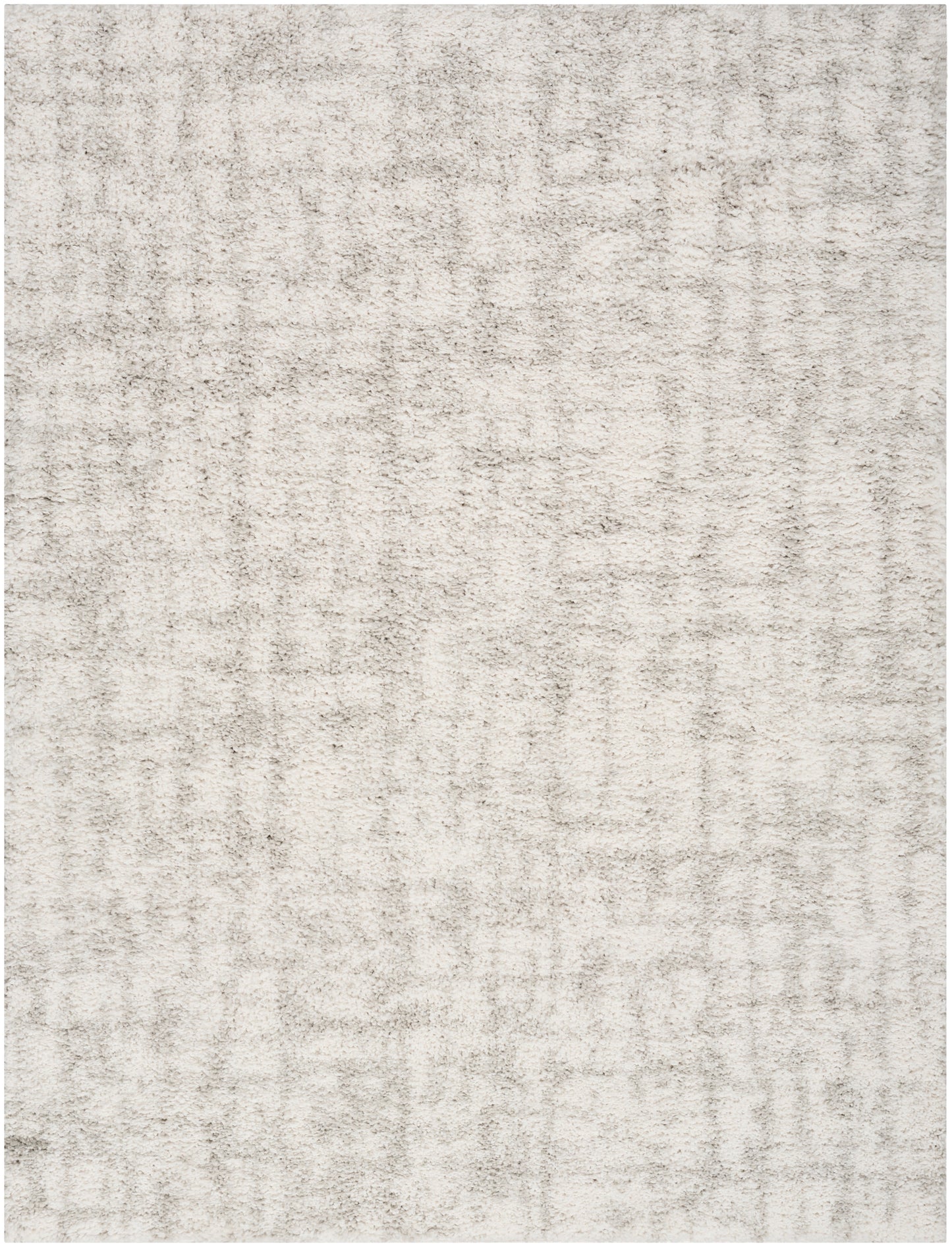 Nourison Modern Shag 3'11" x 5'11" Ivory Grey Modern Indoor Rug