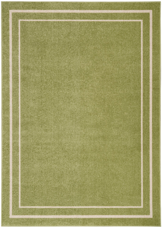 Nourison Nourison Essentials 5' x 7' Green Ivory Contemporary Rug