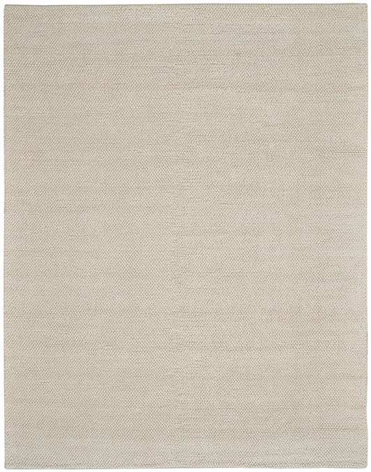Calvin Klein Textured Dots 7'9" x 9'9" Cream Beach Indoor Rug