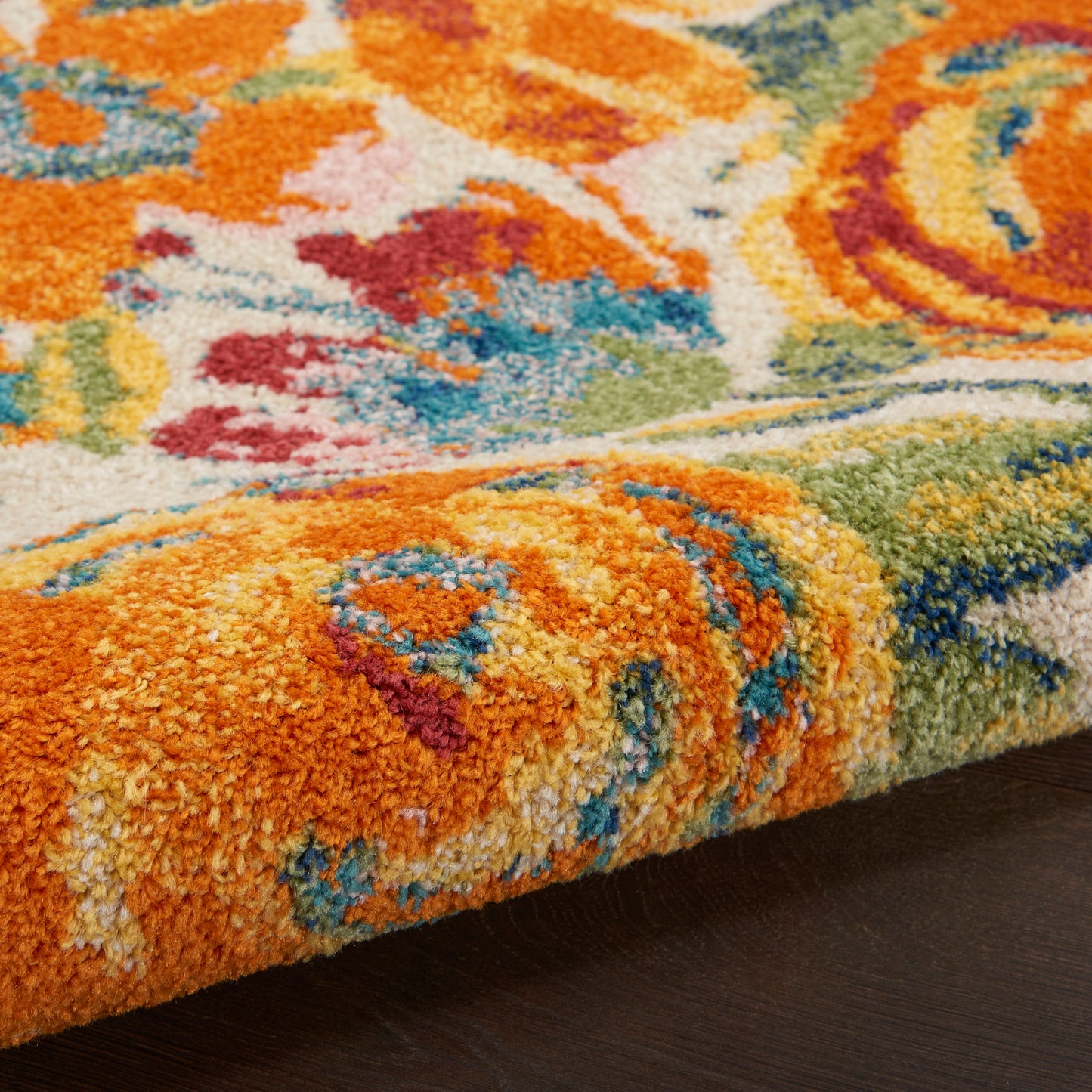 Nourison Allur 9' x 12' Ivory Multicolor Contemporary Indoor Rug