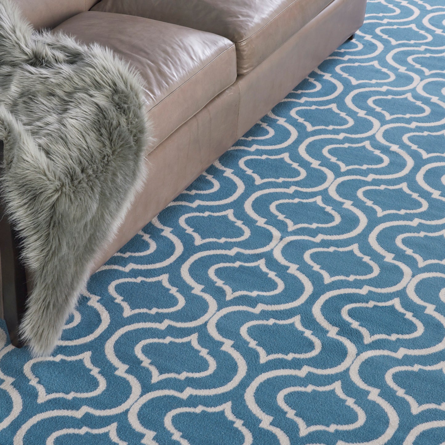 Nourison Jubilant 8'6" x 12' Blue Contemporary Indoor Rug