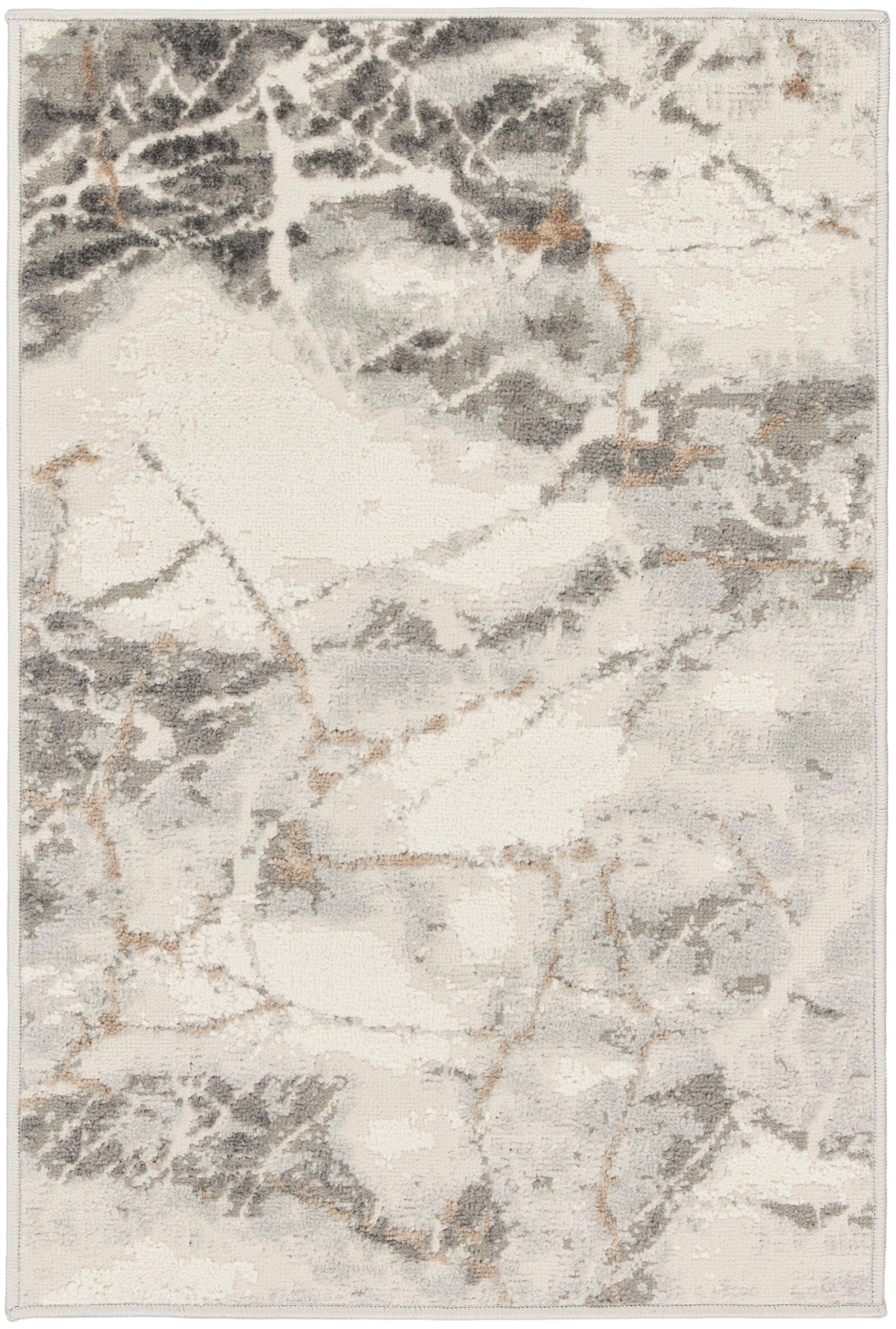 Nourison Elation 2' x 3' Ivory Grey Modern Indoor Rug