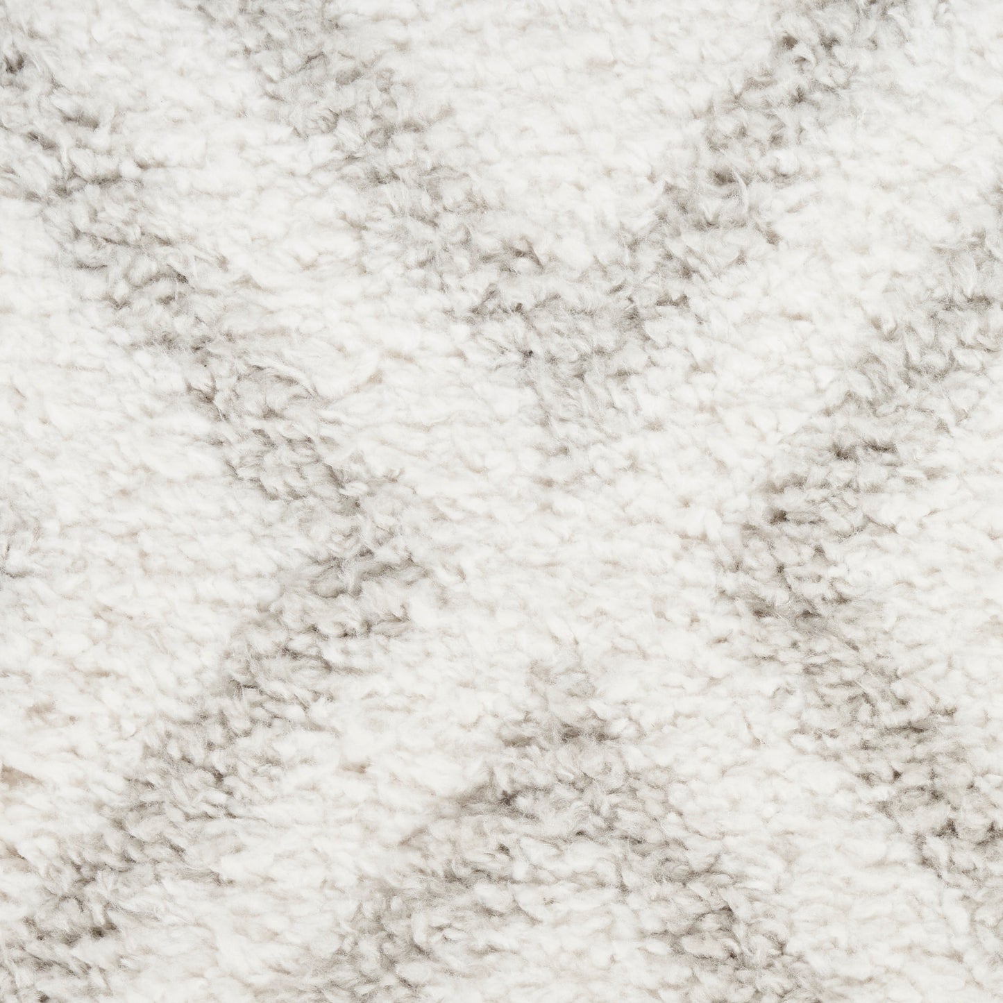 Nourison Modern Shag 5'3" x 7' Ivory Silver Modern Indoor Rug