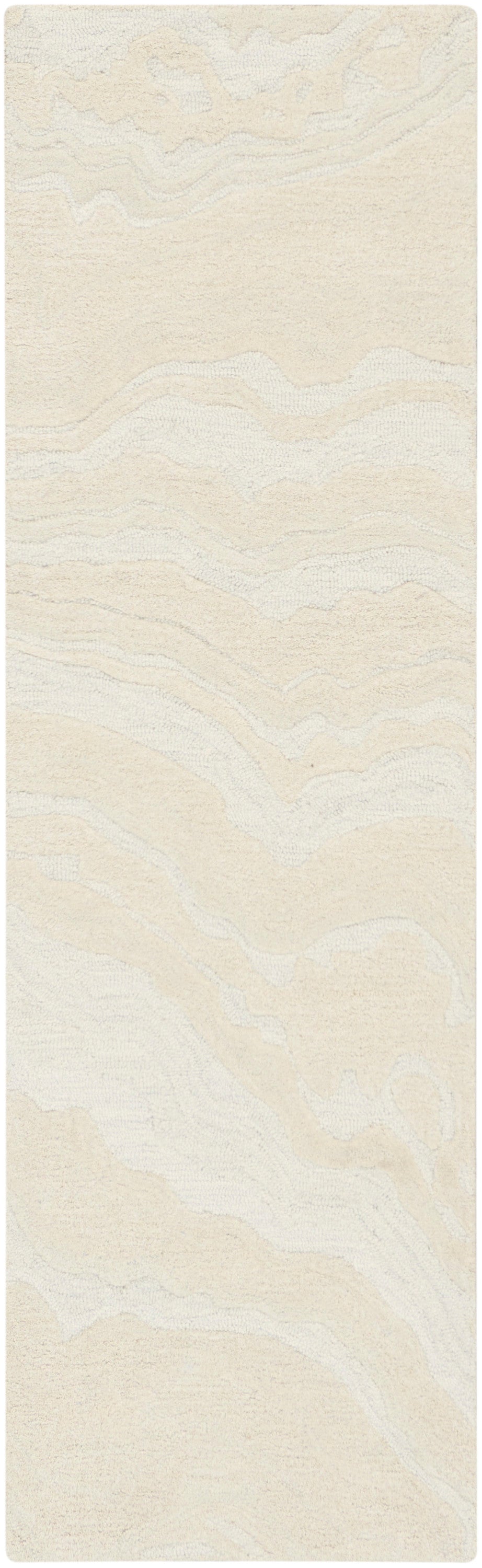 Nourison Graceful 2'3" x 7'6" Ivory Modern Indoor Rug