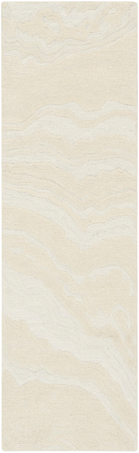 Nourison Graceful 2'3" x 7'6" Ivory Modern Indoor Rug