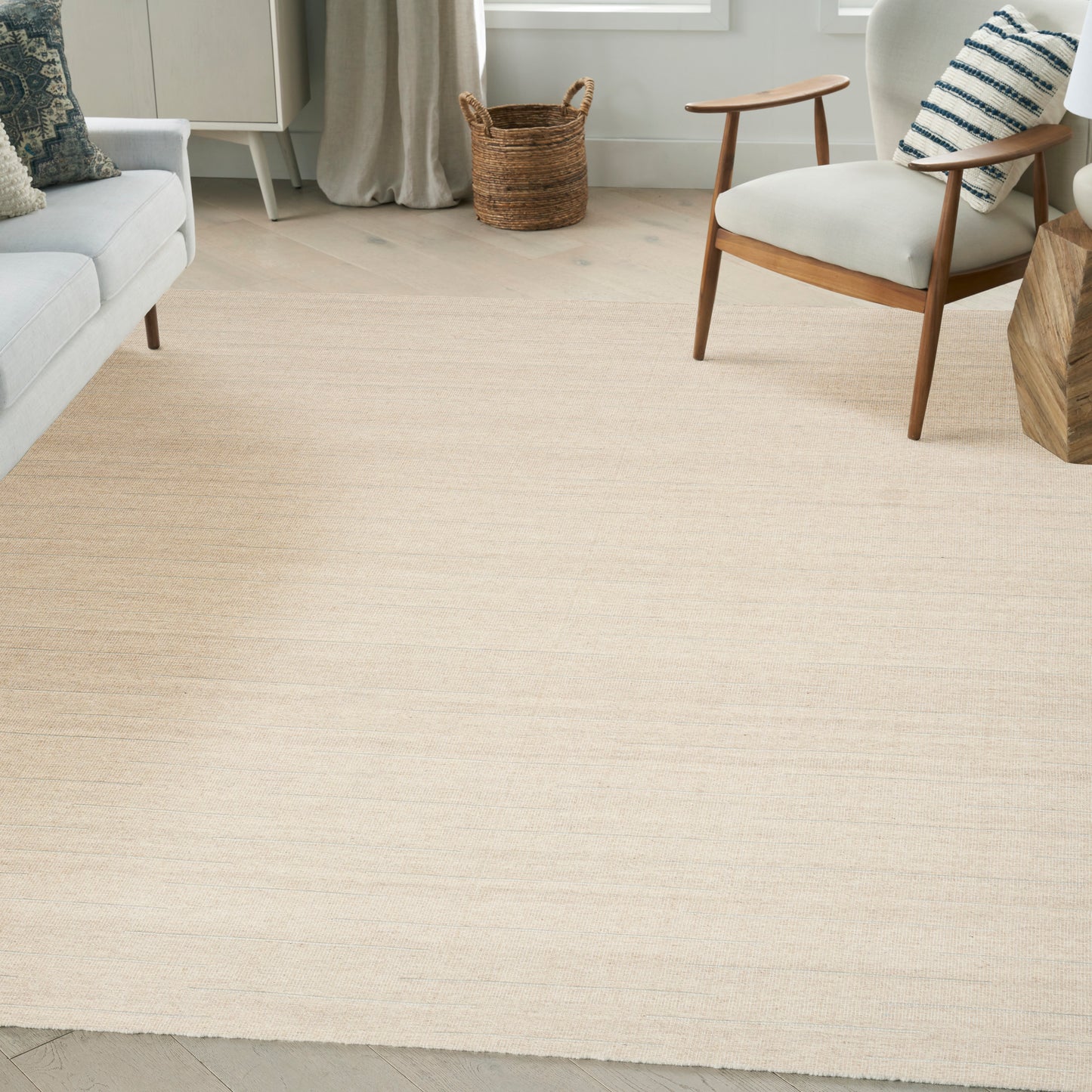 Nourison Interweave 9' x 12' Beige Modern Indoor Rug